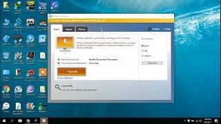 How to Disable/Enable window Defender on Window 10 32/64 Bit or Win 8