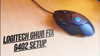 Logitech G Hub Installation stuck Fix |  G402 mouse setup