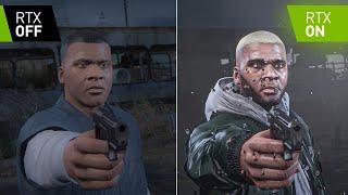 GTA 5 2013 vs 2023 - RTX OFF vs ON Graphics Comparison 'Final Mission' [XBOX 360 vs Gaming PC]