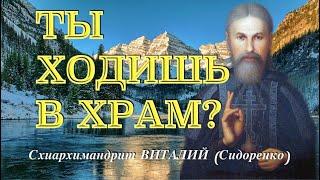 ТЫ ХОДИШЬ В ХРАМ? СХИАРХИМАНДРИТ ВИТАЛИЙ (СИДОРЕНКО)