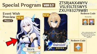 EVERYTHING in 5.7 SPECIAL PROGRAM – Skirk & Dainsleif, New Codes, Banners, & More - Genshin Impact