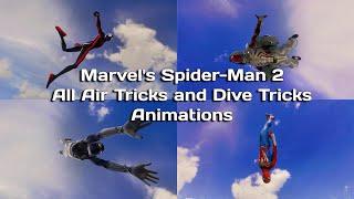 Marvel's Spider-Man 2 All Air Tricks & Dive Tricks (Peter & Miles)