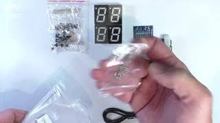 DIY KIT Электронные часы с Aliexpress Своими руками. Распаковка, пайка.