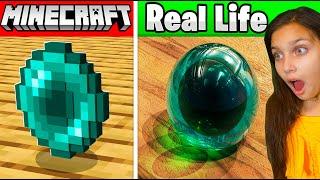 МАЙНКРАФТ ПРОТИВ РЕАЛЬНОЙ ЖИЗНИ 2 ! MINECRAFT VS REAL LIFE ! Не скажи ВАУ ЧЕЛЛЕНДЖ Валеришка