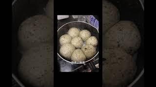 在日本自製黑芝麻包