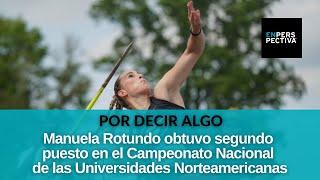 Javelin throw: Uruguayan Manuela Rotundo wins historic medal in the US