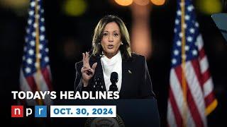 Harris Delivers A Closing Pitch To Voters From The Ellipse | NPR News Now