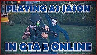 PLAYING AS JASON IN GTA 5 ONLINE VERY FUNNY!!! | GTA THUG LIFE #13