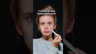 British Girl tries Korean Makeup  product list  follow if you enjoy these videos 🫶