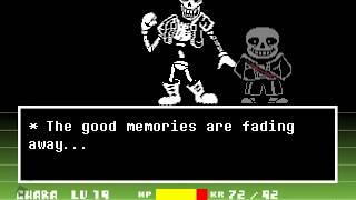 Disbelief Papyrus 1~3 Phase battle! [undertale fangame]