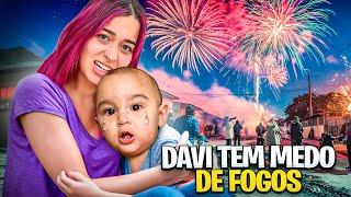 O DAVI TEM MEDO DE FOGOS *virada no castelo