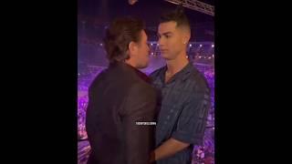 Conor face off with Cristiano #mcgregor #cr7 #ronaldo #conormcgregor #shorts #keşfet