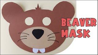 Beaver mask | kids beaver mask | how to make beaver mask