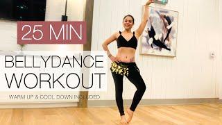  25 MIN-BELLY DANCING WORKOUT FOR BEGINNERS!