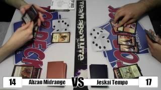 MTG - Standard Gameplay: Abzan Midrange vs Jeskai Tempo