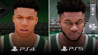 NBA 2K21 GRAPHICS COMPARISON - CURRENT GEN vs NEXT GEN (feat. NBA STARS) [PS4 vs PS5]