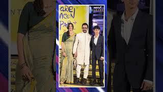 Aamir Khan With Girlfriend Gauri Spratt, Son Azad Khan At Sitaare Zameen Par Premiere