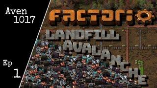 Factorio Landfill Avalanche! Ep 01: Scrap - Production Scrap 2 mod - MP Coop Gameplay with KoS