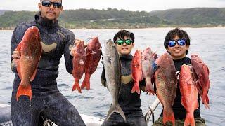 EPIC Spearfishing Action And Uku Catch And Cook!