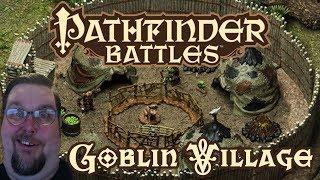 Pathfinder Battles Miniatures First Look --- The Goblin Village Legendary Adventure Case Incentive