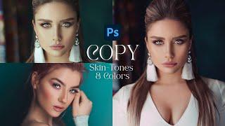 Copy Skin-Tones & Colors from Other Photos - Photoshop Shorts Tutorial