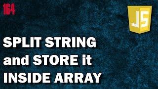 LEARN JAVASCRIPT How to split string into an array