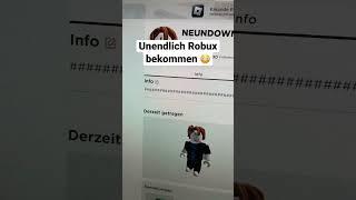 Kostenlose Robux bekommen  #shorts #roblox #robux #gratis