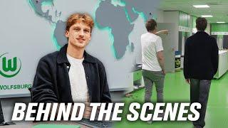 Der erste Tag beim VfL Wolfsburg - BTS mit Mads Roerslev  | Willkommen im Wolfsrudel! 🟢️