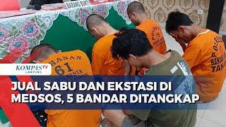 Polresta Bandar Lampung Bekuk 5 Bandar Narkoba!