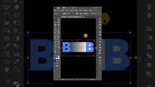 Blending Letters Effect in illustrator #shorts #illustrator