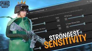 New Best Strongest sensitivity + Control Code For PUBG Mobile 2024| New 3.5 update 