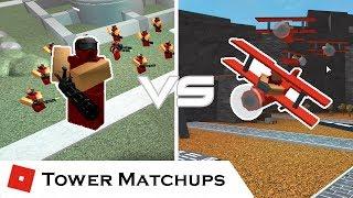 Red Rapid Fire | Tower Matchups | Tower Battles [ROBLOX]