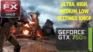 Star Wars: Battlefront Beta - GTX 750 Ti SC - FX 6300 - Benchmark (1080p60)