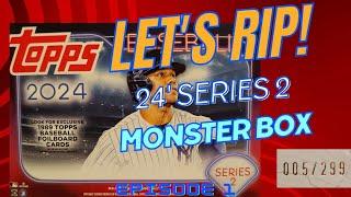 2024 TOPPS SERIES 2LET'S RIP FANATICS MONSTER BOX THESE ARE FIRE