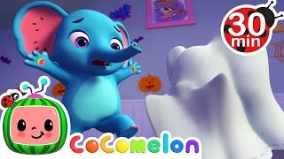 CoComelon Haunted House Song + More Halloween Animal Time | Animal Nursery Rhymes