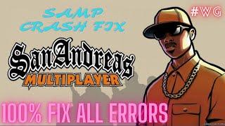 Gta San Andreas Multiplayer all errors fix || samp all crash lag hang problem fix || #samp #crashfix