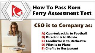 How to Pass Korn Ferry Assessment Test