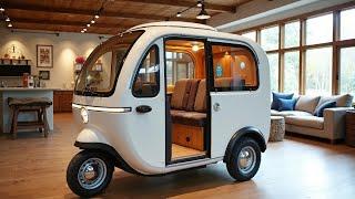 Luxury Tricycle Camper Van Inside Home ️ | Tiny Mobile House of the Future ”