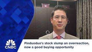 Pinduoduo's stock slump an overreaction, now a good buying opportunity