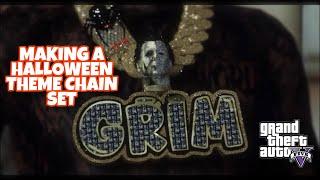 Making A Custom Halloween Thrme Chain Set In GTA 5 RP (FiveM) | Blender 3D Modeling