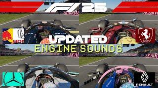 F1 25 Gameplay: NEW Engine Sound Comparison (All 4 Engine Manufacturers)