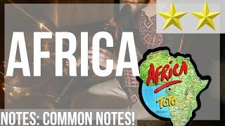 SUPER EASY: How to play Africa by Toto on Tin Whistle (Tutorial)