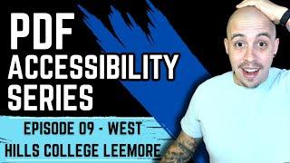 How to make PDFs Accessible with Adobe Acrobat Pro DC| Episode 09: West Hills College Leemore