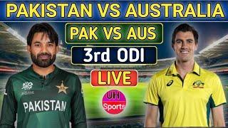 PAK Vs AUS Live - 3rd ODI Match Score | Pakistan Vs Australia Live Match Today