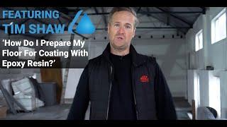 How do i prepare my floor for coating with epoxy resin? - Resincoat & Tim Shaw (Car SOS)