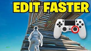 How To EDIT FASTER on PS4 + Remove INPUT DELAY (Fortnite Tutorial)