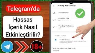 Telegram -iPhone'da Hassas İçerik Nasıl Etkinleştirilir | Telegram'da Hassas İçeriği Etkinleştirin