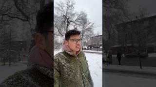 Winter in Almaty #snow #kyrgyzstan #travel #kazakhstantravel #kazakhstan #vlog #bishkek #almaty