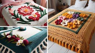 73 ideias de design de colchas de crochê #crochet #knitted #croche #trico