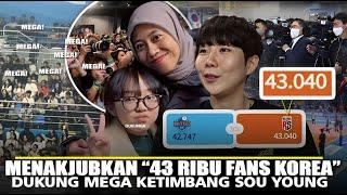 Menakjubkan!! "43 Ribu" Fans korea beri dukungan mewah pada Mega ketimbang Sou young Jelang Laga